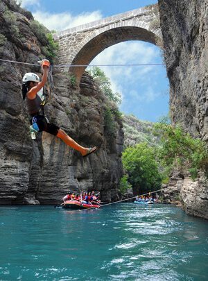 Zipline tour in antalya zipline and rafting