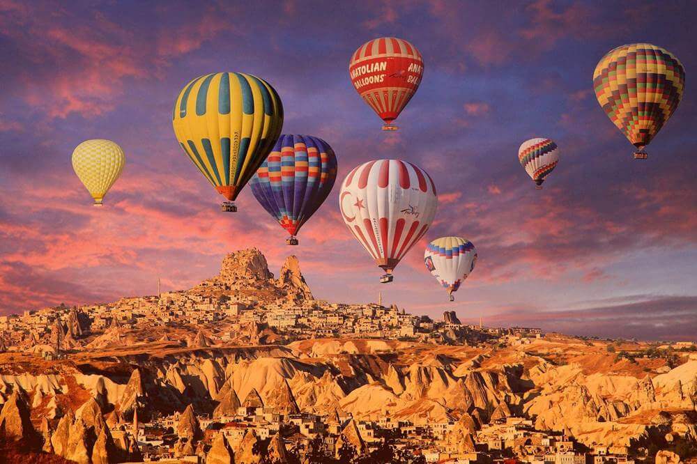 Cappacodia hot airballoon tour from antalya